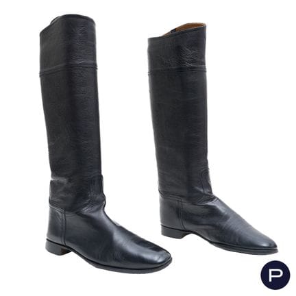 HERMÈS - 2010/20'S - PAIRE DE BOTTES
CUIR
NOIR
BOÎ