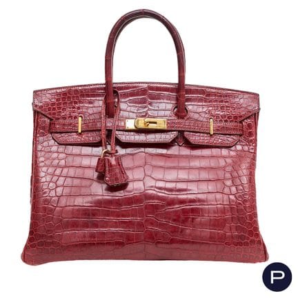 HERMÈS - 2001 - SAC À MAIN
BIRKIN 35
CROCODILE D'E