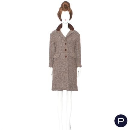 JEAN DESSÈS - 1950'S - MANTEAU
LAINE, BOUCLETTE
IV