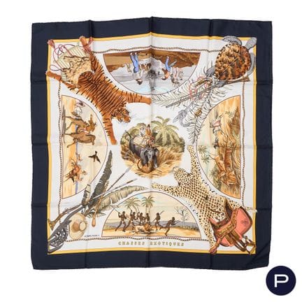 HERMÈS X PHILIPPE LEDOUX - CARRÉ
EXOTIC HUNTS
SILK