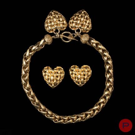 NELLO STILE DI YVES SAINT LAURENT - COLLANA, COPPI
