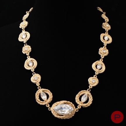 YVES SAINT LAURENT - CIRCA 1990 - COLLANA
METALLO 