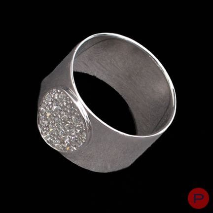 DINH VAN- BAGUE
OR BLANC 18 CARATS (750/1000), DIA