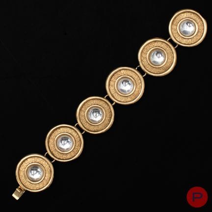 ROCHAS - BRACCIALE
METALLO DORATO, RESINA
MOTIVO F