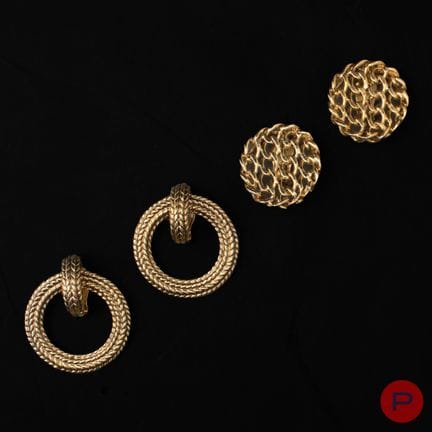 NELLO STILE DI CHANEL - ANNI '70 - ORECCHINI
METAL