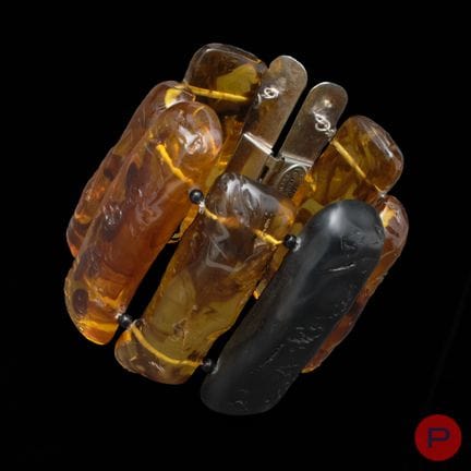 PHILIPPE FERRANDIS - BRACCIALE
METALLO ARGENTATO, 