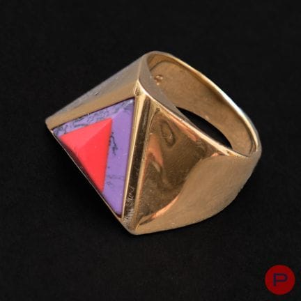 FENDI - ANELLO DA CAVALIERE
VERMEIL, PIETRA/E PREZ