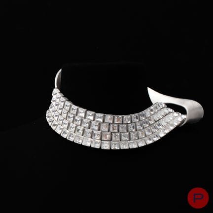 MUGLER - ANNI '90 - COLLANA
METALLO ARGENTATO SPAZ