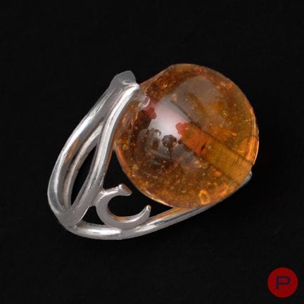CHRISTIAN DIOR - ANELLO
METALLO ARGENTATO, PERLA/E