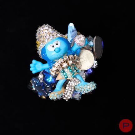 IRINA VOLKONSKI X SWAROVSKI- MANCHETTE
MÉTAL ARGEN