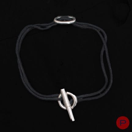 HERMÈS - BRACCIALE
ARGENTO (925/1000), CORDICELLA(