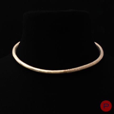 ANONIMO - COLLANA TORQUE
VERMEIL
OSSIDAZIONE, PICC