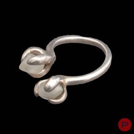 CHRISTA RENIERS- BAGUE
ARGENT (925/1000), VERRE
NO