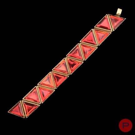 YVES SAINT LAURENT - ANNI '80 - BRACCIALE
METALLO 