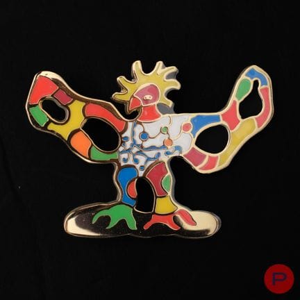 D'APRÈS NIKI DE SAINT PHALLE - 2024- BROCHE-PENDEN