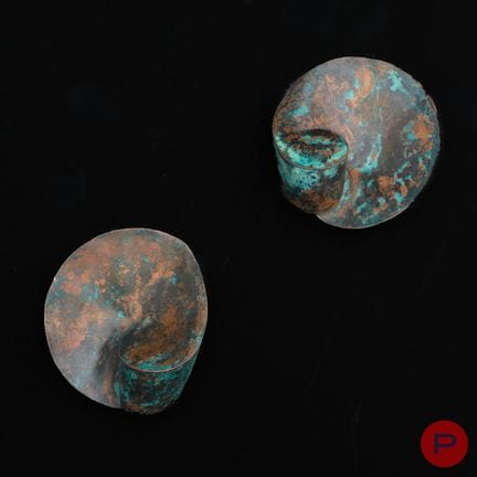 CHRISTIANE BILLET- PAIRE DE BOUCLES D'OREILLES
MÉT
