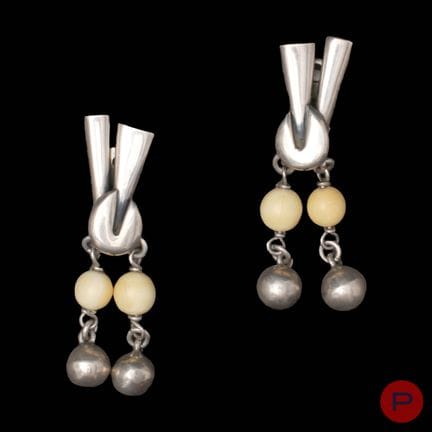 ANTONIO BELGIORNO- PAIRE DE BOUCLES D'OREILLES
ARG