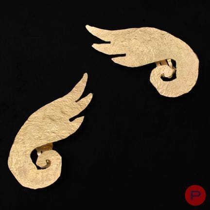 VAN DER STRAETEN- PAIRE DE BOUCLES D'OREILLES
MÉTA