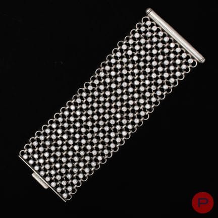 ANONIMO - BRACCIALE
ARGENTO, STRASS
PESO LORDO: 22