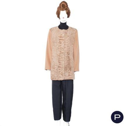 SPRUNG FRÈRES - 1990s - COAT
BABY CAMEL, ASTRAKHAN
