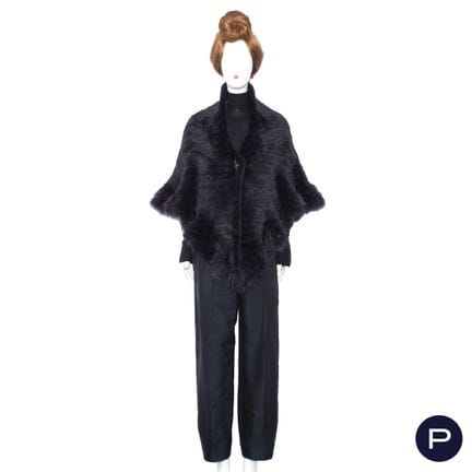 SAM-RONE - 2000s - CAPE
KNITTED MINK, FOX
DARK PUR