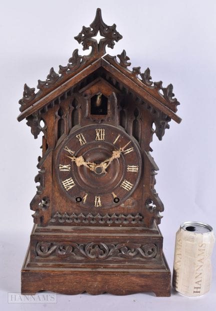 Reloj de cuco bávaro del siglo XIX, del Bosque Neg
