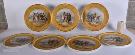 EIN AUSSERGEWÖHNLICHES SET AUS SIEBEN FRANZÖSISCHE