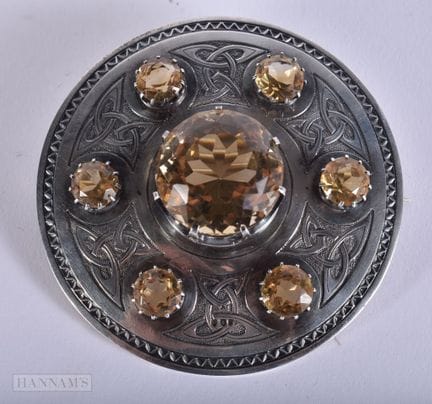 A FINE ANTIQUE SCOTTISH SILVER ARTS AND CRAFTS CIT