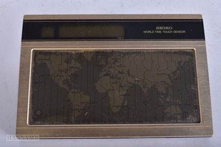 A SEIKO WORLD TIME TOUCH SENSOR. 19 cm wide.
