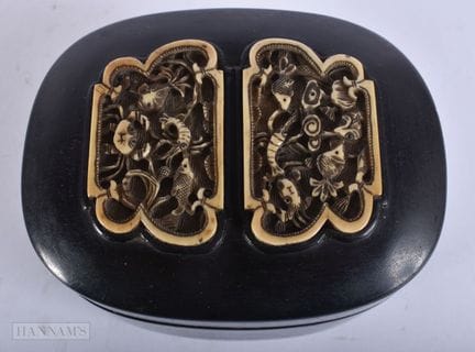 Une magnifique boîte chinoise du XIXe siècle, scul