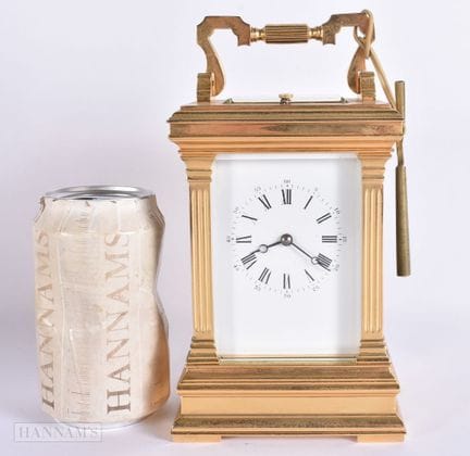 GRAN RELOJ DE CARRUCEJO FRANCÉS CON REPETICIÓN DE 