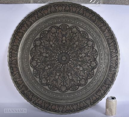 Großes Vintage-Tablett bzw. Wandbehang aus dem Nah