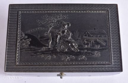 CAJA DE MÚSICA DE CUERNO ESTAMPADO DE PRINCIPIOS D