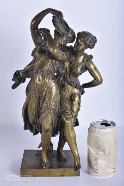 Eine große, klassische französische Bronzeskulptur