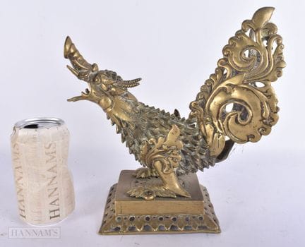 UNA FIGURA DE BRONCE DEL SIGLO XIX DEL SUDESTE ASI