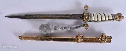 WW2 German Kriegsmarine Officers Dress Dagger By F