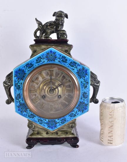 RELOJ DE MANTEL DE CERÁMICA DEL MOVIMIENTO ESTÉTIC