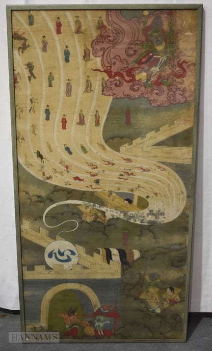 Une rare peinture japonaise du début du XVIIIe siè