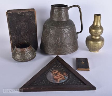 ASSORTED COLLECTABLES including ewers, books etc. 