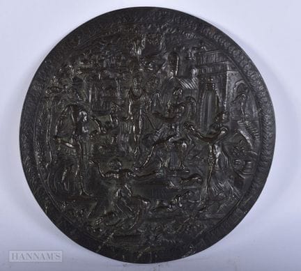 EINE FRÜHE EUROPÄISCHE, MIT DER REPOUSSE-TECHNIK G