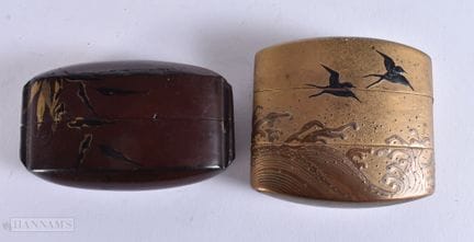 TWO 18TH/19TH CENTURY JAPANESE EDO PERIOD INROS. L