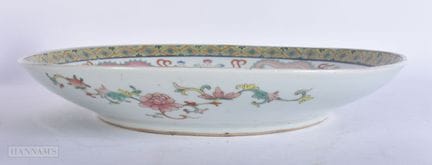 A 19TH CENTURY CHINESE CELADON FAMILLE ROSE PORCEL