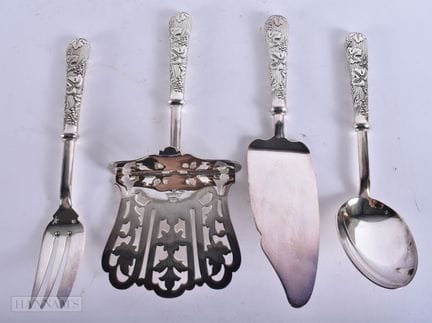 VERSCHIEDENE FRANZÖSISCHE CHRISTOFLE-SERVIERUTENSI