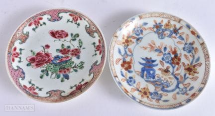TWO EARLY 18TH CENTURY CHINESE EXPORT PORCELAIN SA