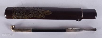 Un magnífico estuche japonés para pipa del siglo X