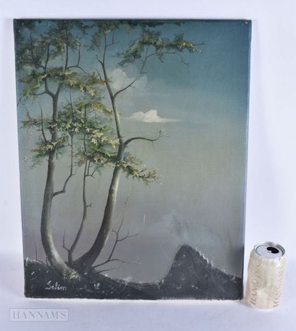 Attributed to Selim Turan (1915-1994) Oil on canva