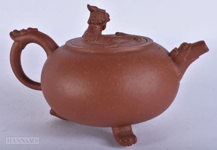 Tetera china de cerámica de Yixing con tapa, de pr