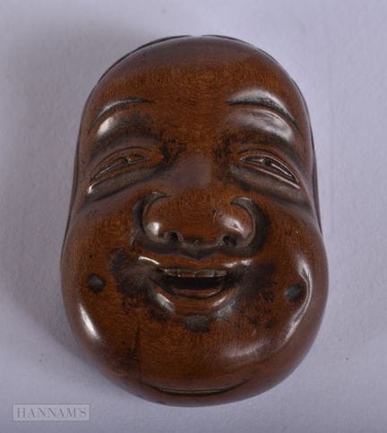 Un netsuke japonés del siglo XIX, del periodo Meij