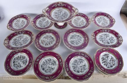 UN VASTE SERVICE À DESSERT WEDGWOOD « JEDDO » DU X