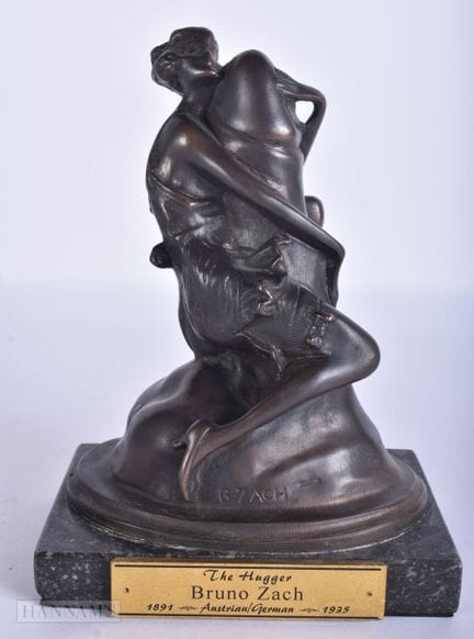 Nach Bruno Zach (20. Jahrhundert), Bronze, Frau au